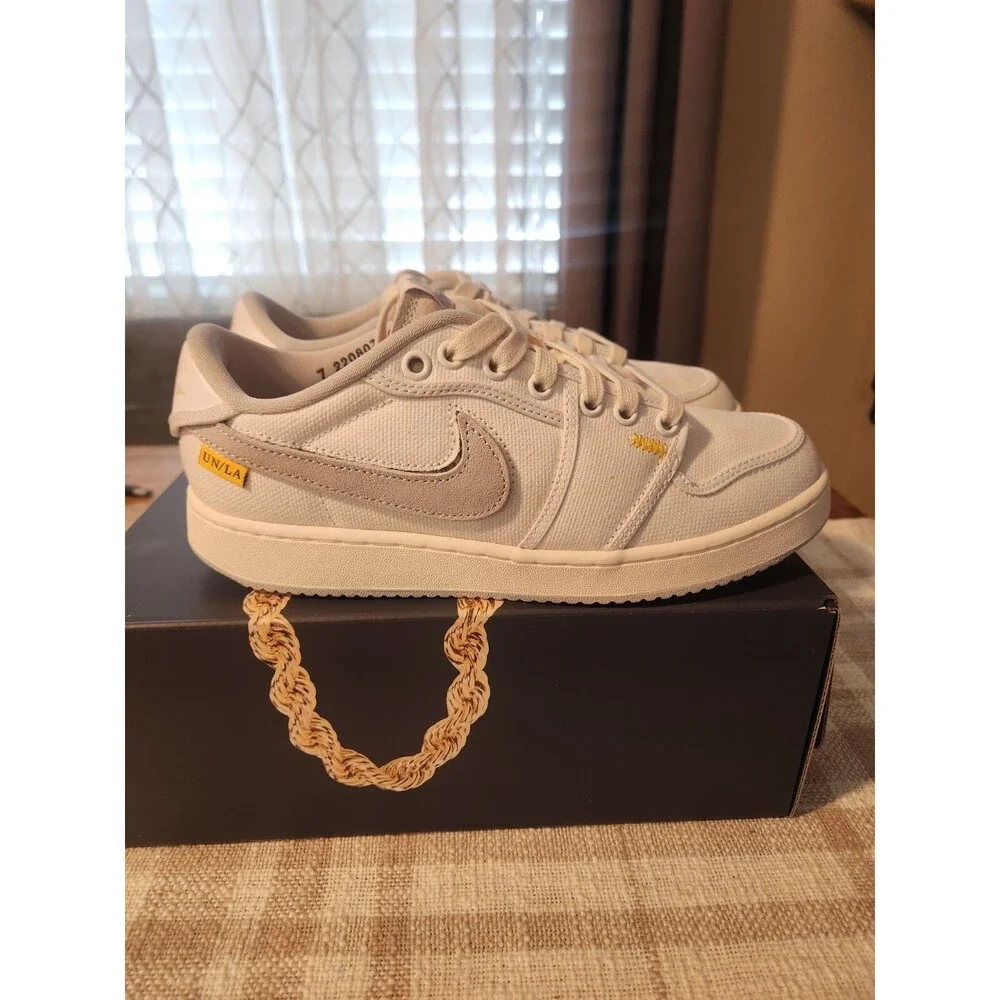 Nike Air Jordan 1 Low AJKO Union Canvas Size 7 DO8912-101 Brand New